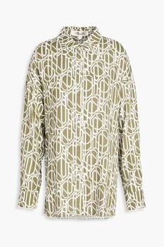Diane von Furstenberg Artemis printed woven shirt
