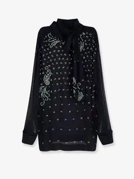 Dries Van Noten | Viscose shirt with rhinestones