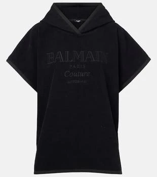 Balmain | Balmain Couture cotton terry beach cover-up
