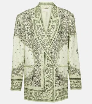 Zimmermann | Matchmaker printed linen blazer