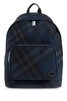 Burberry | Burberry Grid Checked Zip-Around Backpack