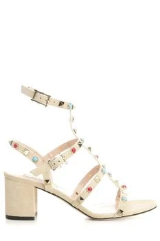 Valentino | Valentino Garavani Rockstud Buckle Detailed Sandals