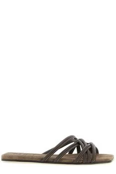 Brunello Cucinelli | Brunello Cucinelli Strappy Slides