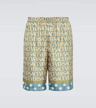 Versace | Versace Allover silk shorts