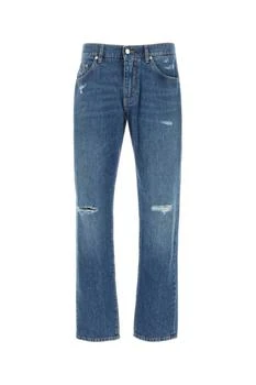 Dolce & Gabbana | Dolce & Gabbana Distressed Straight Leg Jeans