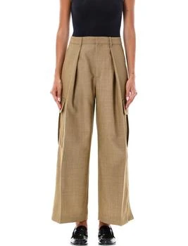 Burberry | Burberry Wide-Leg Pleated-Detailed Trousers