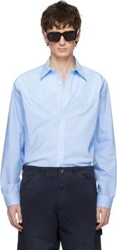 MAISON MARGIELA | Blue Paneled Shirt
