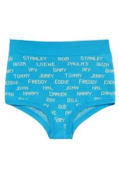 Loewe | Loewe High Waist Text-Print Mini Shorts