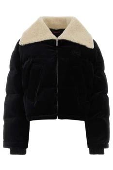 Gucci | Gucci Velvet Puffer Bomber Jacket