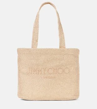 Jimmy Choo | Beach Medium embroidered tote bag