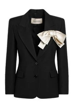 Valentino | Valentino Bow Detailed Long-Sleeved Jacket