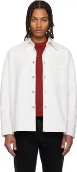Givenchy | White Couture Seam Overshirt