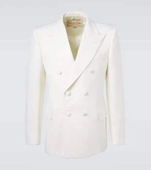 Valentino | Double-breasted virgin wool blazer
