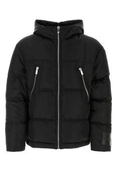Versace | Versace Hooded Zip-Up Puffer Jacket