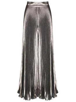 Max Mara | Max Mara Pleated Metallic Effect Trousers