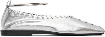 Jil Sander | Silver Ring Ballerina Flats