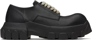 Rick Owens | Black Hollywood Laceup Bozo Tractor Derbys