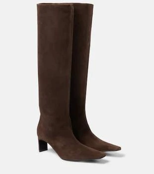 Khaite | Ona 55 suede knee-high boots