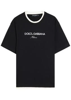 Dolce & Gabbana | Logo-embroidered cotton T-shirt