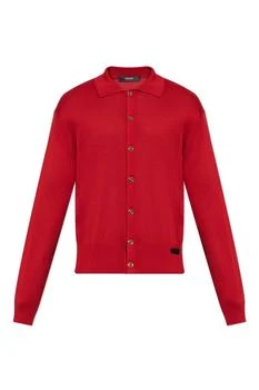 Versace | Versace Collared Button-Up Cardigan