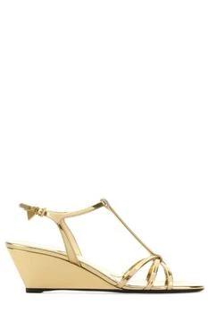 Prada | Prada T-Strap Buckle-Fastened Sandals