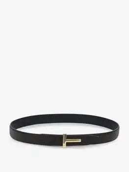 Tom Ford | Reversible hammered leather belt