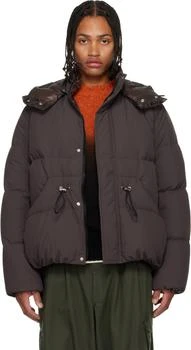 Sacai | Brown Ripstop Down Jacket