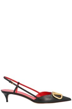 Valentino | Valentino VLogo Slingback Kitten Heel Pumps