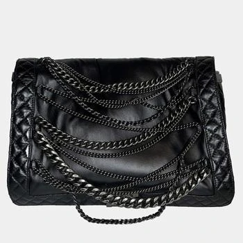 Chanel | Chanel Boy Xl Black Paris-Dallas Enchained Shoulder Bag