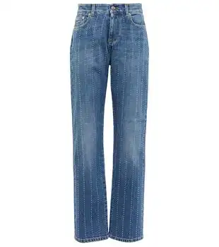 Stella McCartney | Embellished cropped jeans