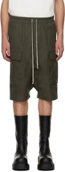 Rick Owens | Khaki Concordians Cargo Pods Shorts