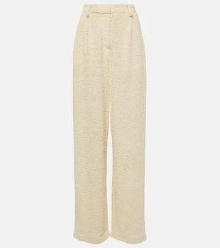 Magda Butrym | High-rise bouclé wide-leg pants