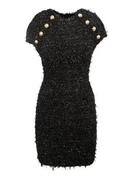 Balmain | Balmain Sequin-Embellished Crewneck Mini Dress