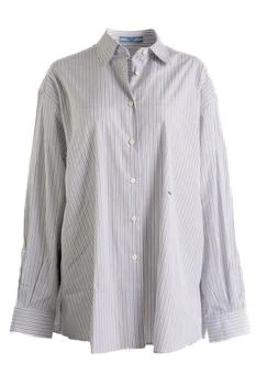 Prada | Prada Long-Sleeved Striped Shirt