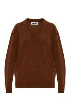 Jil Sander | Jil Sander V-Neck Knitted Jumper