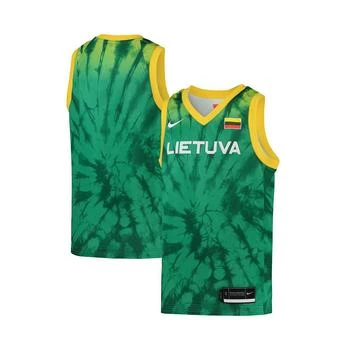 Nike Big Boys Green Lithuania Basketball 2020 Summer Olympics Replica Team Jersey