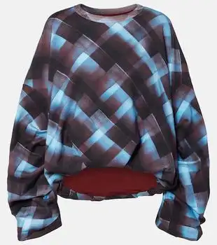 Dries Van Noten | Checked cotton sweatshirt