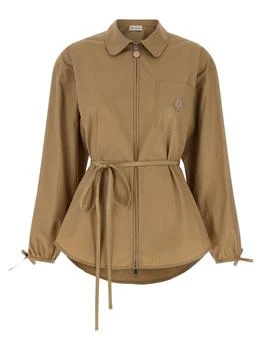 Moncler | Moncler Logo Patch Zipped Shirt Jacket