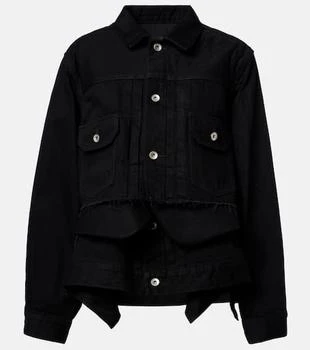 Sacai | Layered denim jacket