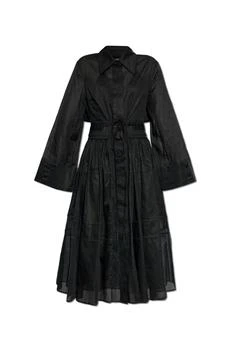 Jil Sander | Jil Sander Cut-Out Poplin Shirt Dress