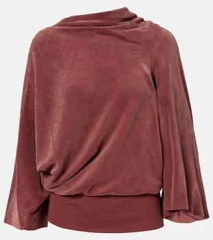 Rick Owens | Draped charmeuse top