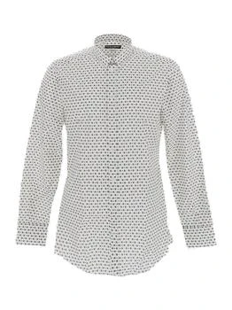 Dolce 
Gabbana | Dolce 
Gabbana All-Over Logo Printed Buttoned Shirt