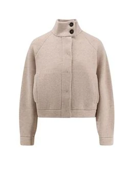Brunello Cucinelli | Brunello Cucinelli Monili-Detailed High-Neck Jacket