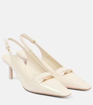 Salvatore Ferragamo | Dilli patent leather slingback pumps