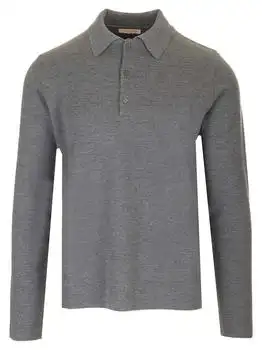 Valentino | Valentino Garavani Long-Sleeved Knitted Polo Shirt