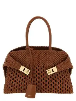 Salvatore Ferragamo | Ferragamo Hug Woven Tote Bag