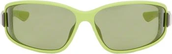 Gucci | Green Lettering Mountain Pack Sunglasses