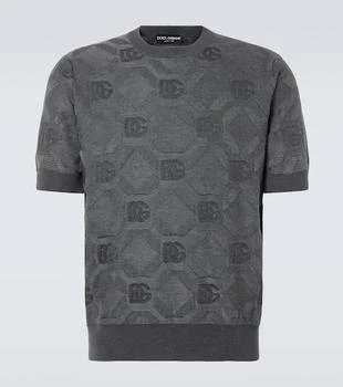 Dolce
Gabbana | DG jacquard silk top