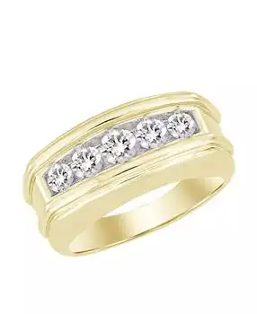 Macy's | Men's Diamond Ring (1 ct. t.w.) in 10k Yellow Gold