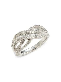 Saks Fifth Avenue | 14K White Gold & 0.78 TCW Diamond Ring
